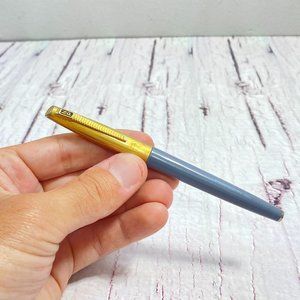 Vintage NP Fountain Pen, pen with golden nib and Silver body and golden cover